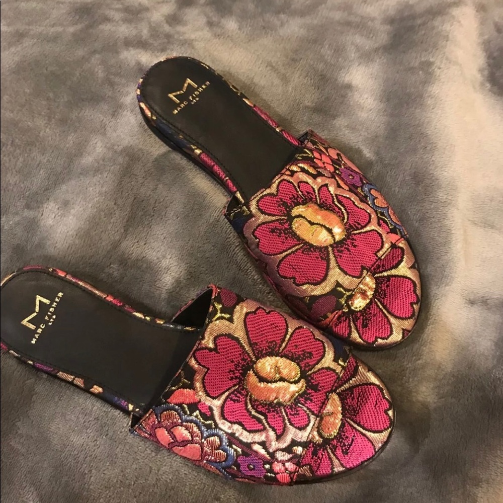 Slide on sandals